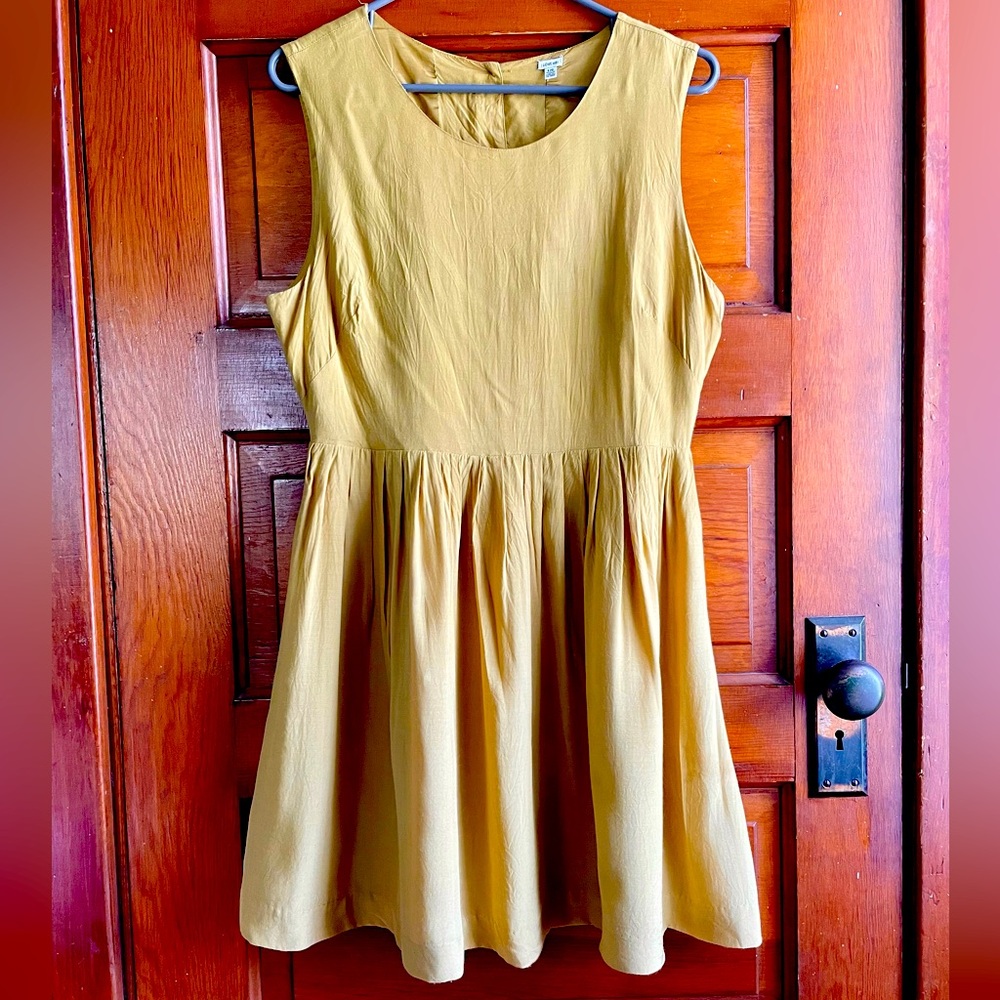 Mustard Yellow Mini Dress